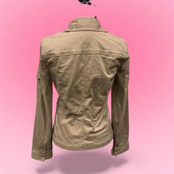 💕Jones New York Khaki Utility Jacket - Picture 4 of 6